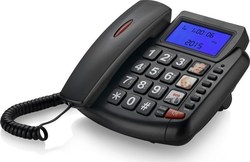 TM-S003 Office Corded Phone for Seniors Black