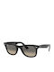 Ray Ban Wayfarer Unisex Sonnenbrillen mit Schwarz Horn umrandetem Rahmen und Gray Verlaufsfarbe Glas RB2140 901/32