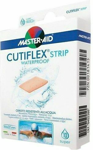 Master Aid Cutiflex Strip Waterproof 8.6x3.9cm 10pcs