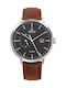 Obaku Watch Automatic with Brown Leather Strap V210GTCBRN