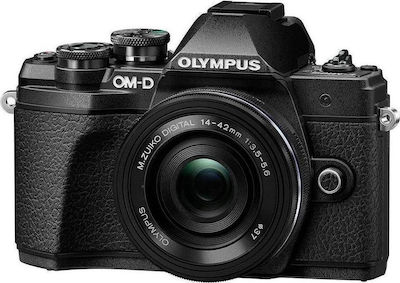 Olympus Mirrorless Φωτογραφική Μηχανή OM-D E-M10 Mark III Micro Four Thirds (4/3") Kit (ED 14‑42mm F3.5‑5.6 II R) Black