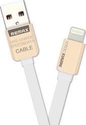 Remax Kingkong RC-015i Flat USB-A to Lightning Cable White 1m