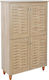 Ξύλινη Παπουτσοθήκη Kabira με 6 Ράφια Sonama Μ77xΠ34xΥ123cm