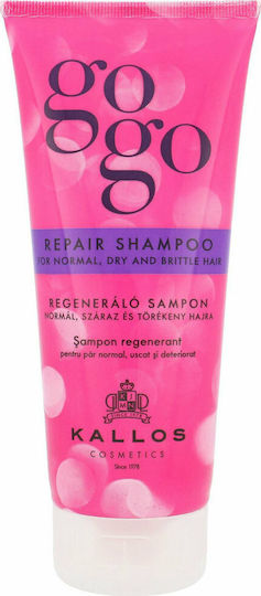 Kallos Cosmetics Gogo Repair And Fragile Σαμπουάν Αναδόμησης/Θρέψης για Ξηρά Μαλλιά Μαλλιά 200ml