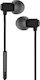 WK WI-520 In-ear Handsfree με Βύσμα 3.5mm Μαύρο