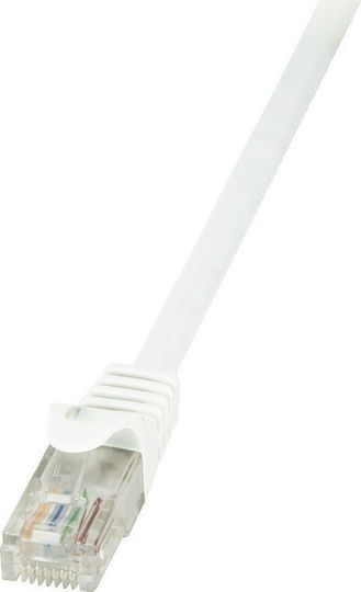 LogiLink U/UTP Cat.6 (Gigabit) Καλώδιο Δικτύου Ethernet 1m Λευκό