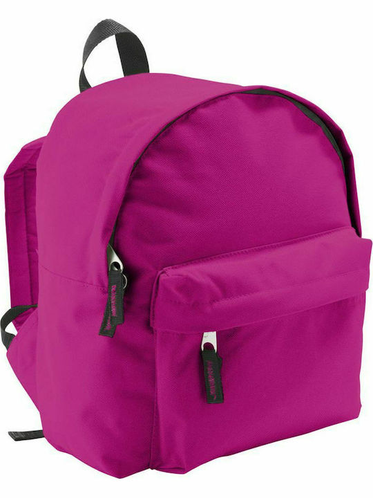 Sol's Rider Kids 600D Fuchsia School Bag Backpack Kindergarten in Fuchsia color