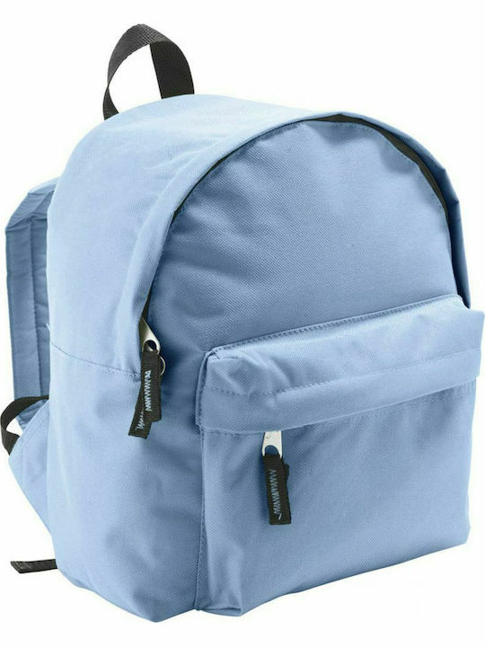 Sol's Rider Kids 600D Sky Blue School Bag Backpack Kindergarten in Light Blue color