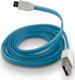 Forever Flat USB 2.0 to micro USB Cable Blue 1m (T_0012043)