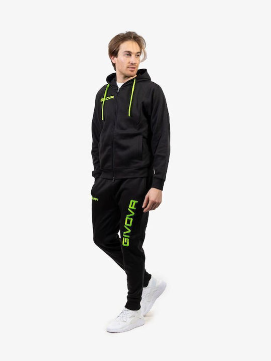 Givova Tuta King Herren-Sweatpants-Set Schwarz