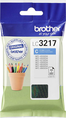 Brother LC3217 InkJet Printer Ink Cyan (LC-3217C)