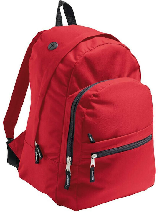 Sol's Express Red School Bag Backpack Junior High-High School in Red color