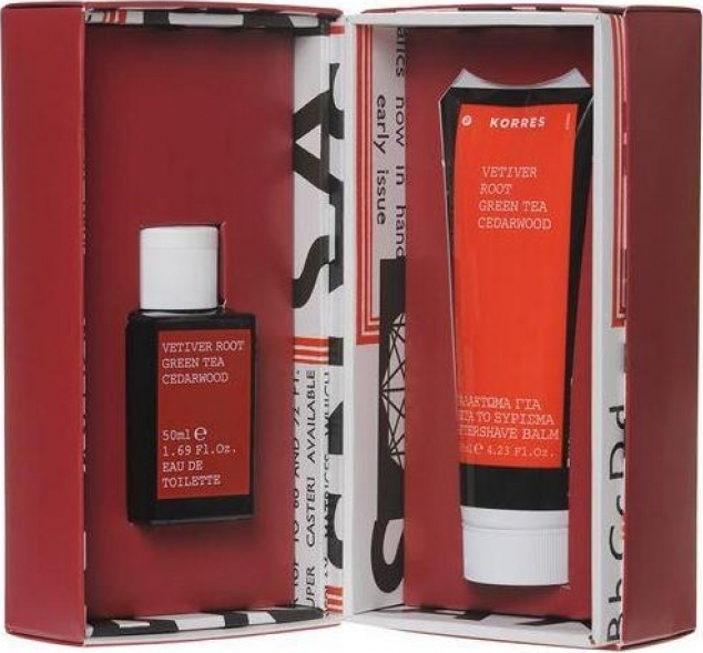 Korres Men's Essentials Vetiver Root, Green Tea, Cedarwood Skroutz.gr