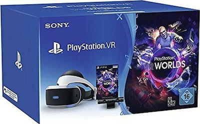 Sony Playstation VR Worlds Bundle (Camera V2 + VR Worlds) VR Headset για PlayStation 4/5