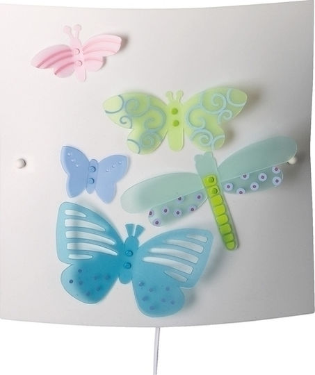 Haba Plastic Kids Wall Light Butterflies
