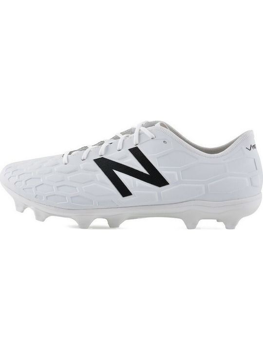 New Balance Ποδοσφαιρικά Παπούτσια Λευκά
