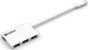 Sandberg Pocket USB 3.0 Hub 4 Porturi cu conexiune USB-C Alb