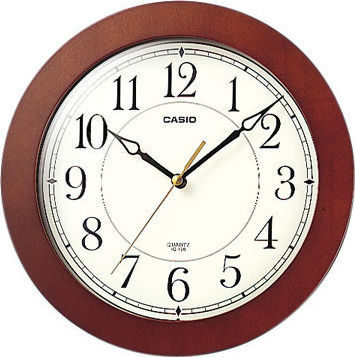 Casio Analog Wooden Wall Clock Casio Analog Wooden Wall Clock