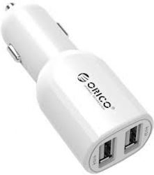 Orico Încărcător Auto cu Porturi 2xUSB-A