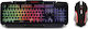 Zeroground KB-1700GUMS Arai Set Gaming Keyboard with RGB lighting & Mouse (English US)