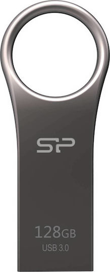 Silicon Power Jewel J80 128GB USB 3.0 Stick Gray