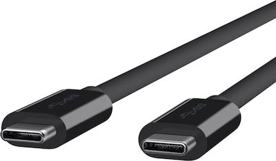 Belkin Regular USB 3.0 Cable USB-C male - USB-C male Mαύρο 2m (F2CU049BT2M-BLK)
