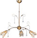 ArkoLight Pendant Light Suspension with Crystals for Socket E14, E.14 Bronze