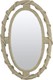 Inart 3-95-749-0010 Wall Mirror Oval with Beige Wooden Frame 46x70cm 1pcs