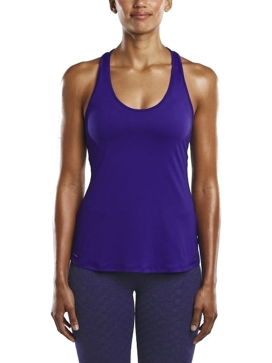 Saucony Racer Back Tank Top Damen Sportlich Bluse Ärmellos Lila