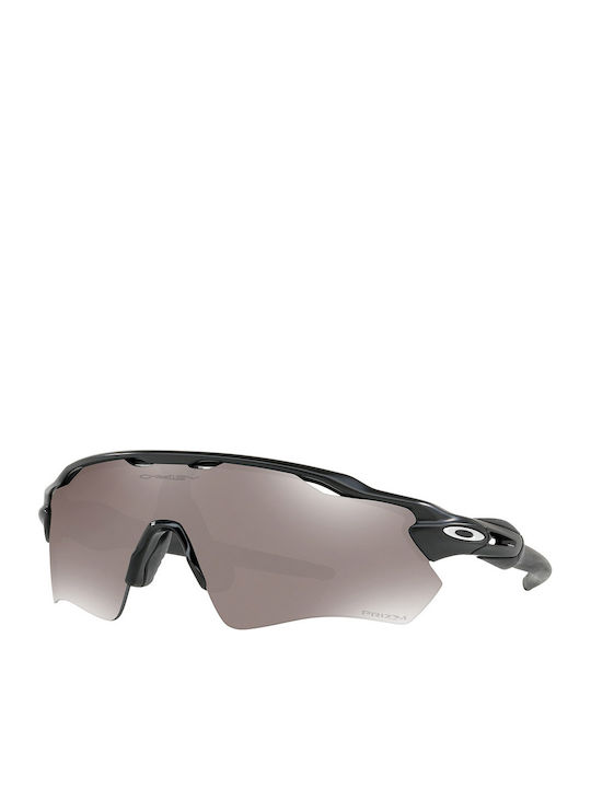 Oakley Radar Ev Path Ανδρικά Γυαλιά Ηλίου με Μαύρο Κοκκάλινο Σκελετό και Μαύρο Polarized Καθρέφτη Φακό OO9208-51