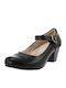 B-Soft Black Heels with Strap Y