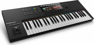 Native Instruments Midi Keyboard Komplete Kontrol S49 MK2 με 49 Πλήκτρα σε Μαύρο Χρώμα