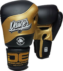 Danger Evolution Synthetic Leather Boxing Competition Gloves Black