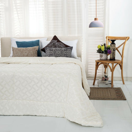 SB Home Комбинирано Одеяло Единичен 160x240 cm Aspen Ivory