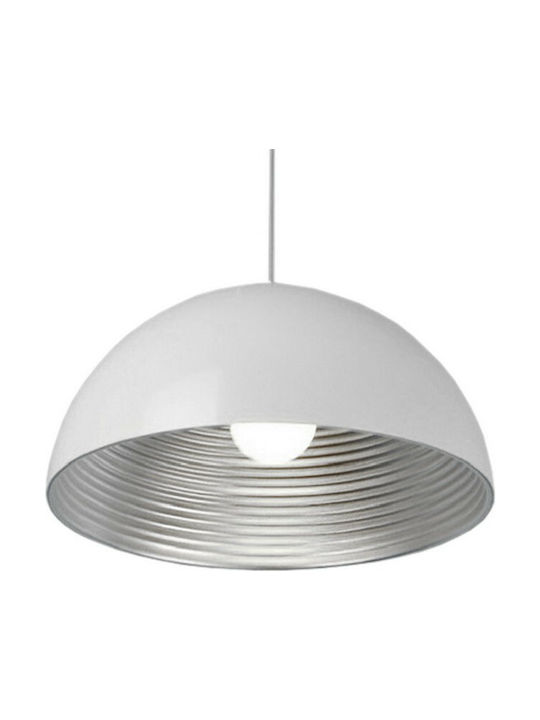 GloboStar Pendant Light White Bell with Socket E27 31x31cm