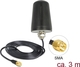 DeLock 89534 Externe Wi-Fi-Antenne Omnidirektional 3dBi mit Verbindung SMA