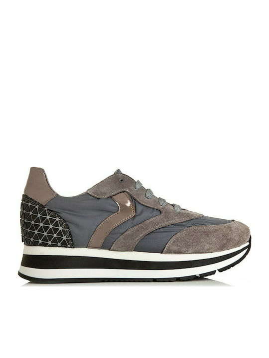 Sante Damen Flatforms Sneakers Gray