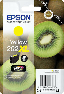 Epson 202XL Cartuș de cerneală original pentru imprimante InkJet Galben (C13T02H44010)