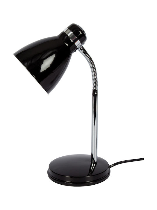 VK Lighting VΚ/ΗD2011 Bürobeleuchtung mit flexiblem Arm für E27 Lampen in Schwarz Farbe