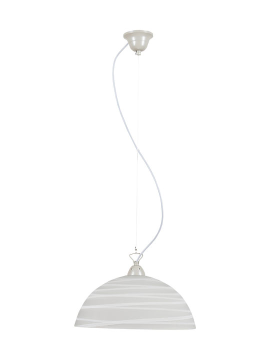 ArkoLight Pendant Light Suspension for Socket E27 White Σ400-1-36