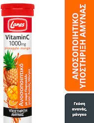 Lanes Vitamin C Eff Vitamin 1000mg Ananas Mango 20 Registerkarten
