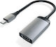 Satechi Μετατροπέας USB-C male σε HDMI female Γκρι (ST-TC4KHAM)