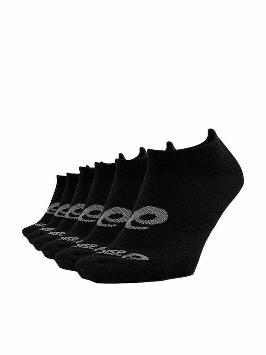 ASICS Αθλητικές Κάλτσες Μαύρες 6 Ζεύγη