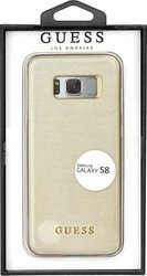 Guess S8 Umschlag Rückseite Kunststoff Beige (Galaxy S8) GUHCS8IGLGO