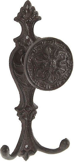 Inart Agățătoare de Perete Metalică 2 Sloturi 7x9x19cm 2buc