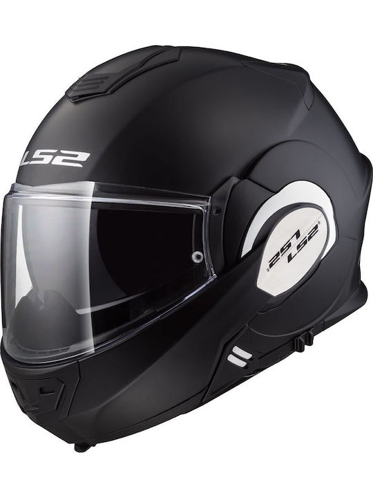 LS2 FF399 Valiant Solid Modular Helmet with Pinlock and Sun Visor ECE 22.05 1700gr Matt Black KR4085