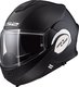 LS2 FF399 Valiant Solid Matt Black Motorradhelm Modular ECE 22.05 1700gr 50399 10 11