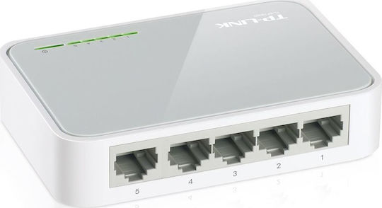 TP-LINK TL-SF1005D v14 Unmanaged L2 Switch με 5 Θύρες Ethernet