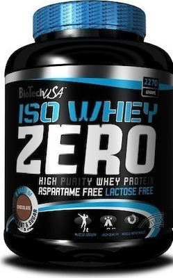 Biotech USA Iso Whey Zero Molkenprotein Ohne Gluten & Laktose mit Geschmack Weiße Schokolade 2.27kg