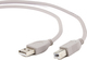 Cablexpert 4.5m USB 2.0 Cable A-Male to B-Male White (CCB-USB2-AMBM-15)